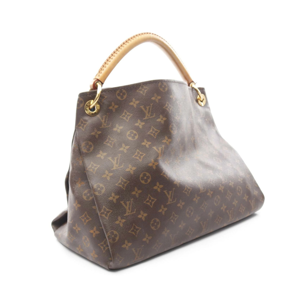 Louis Vuitton Brown Canvas Shoulder Leather Artsy Bag Monogram - Picture 2 of 9